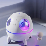 Astronaut Spaceship Air Humidifier – Aromatherapy Essential Oil Diffuser & Air Purifier with LED Night Light