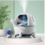 Astronaut Spaceship Air Humidifier – Aromatherapy Essential Oil Diffuser & Air Purifier with LED Night Light